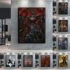 5D Diy Diamond Painting Game Dark Souls Cross Stitch Full Diamond Embroidery Mosaic