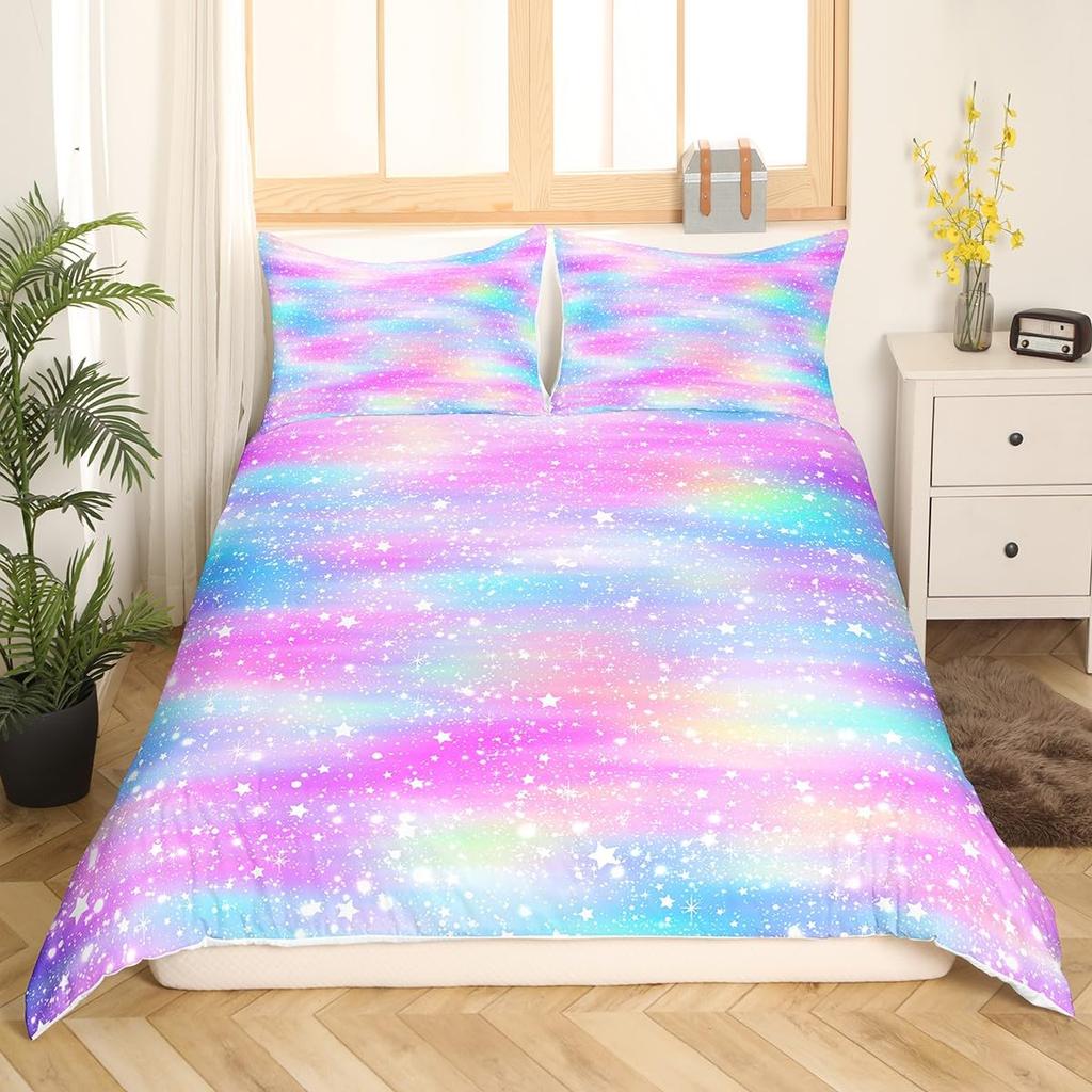 Синий омбре пододеяльник двуспальный размер океан морской синий белый градиент однотонный мягкий комплект постельного белья современный абстрактный арт одеяло покрывало