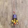 Multicolor Handcrafted Beautiful Bell Shaped Door Window Wall Hanging Wind Chimes Decorative Showpiece- Diwali Decoration Items for Home Decor