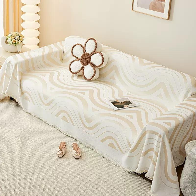 Ins Стиль кремовый чехол для дивана синельное полотенце для дивана Four Seasons универсальный чехол для дивана с защитой от царапин чехол для дивана