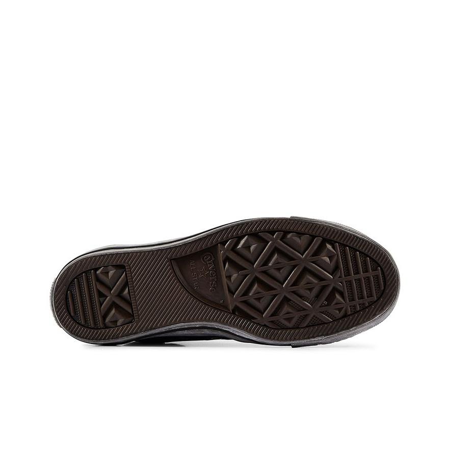 Converse Кеды Chuck Taylor All Star из винтажной кожи с высоким верхом Унисекс Кеды Черный 158575C