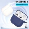 Противоударный чехол для наушников Силиконовый защитный чехол для Bluetooth-наушников для AirPods 4 2024