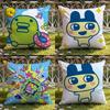 Милая Наволочка для Подушки T-Tamagotchi Двусторонняя Наволочка для Дома и Автомобиля: Двусторонняя конструкция для максимального комфорта