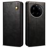 For Xiaomi 15 Ultra Case Crazy Horse Texture Waxy Leather Wallet Stand Phone Cover