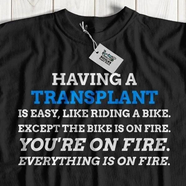 Unisex Funny Lung Transplant T-shirt Tops Tees Unisex For Kidney, Heart, Liver Surgery Gifts