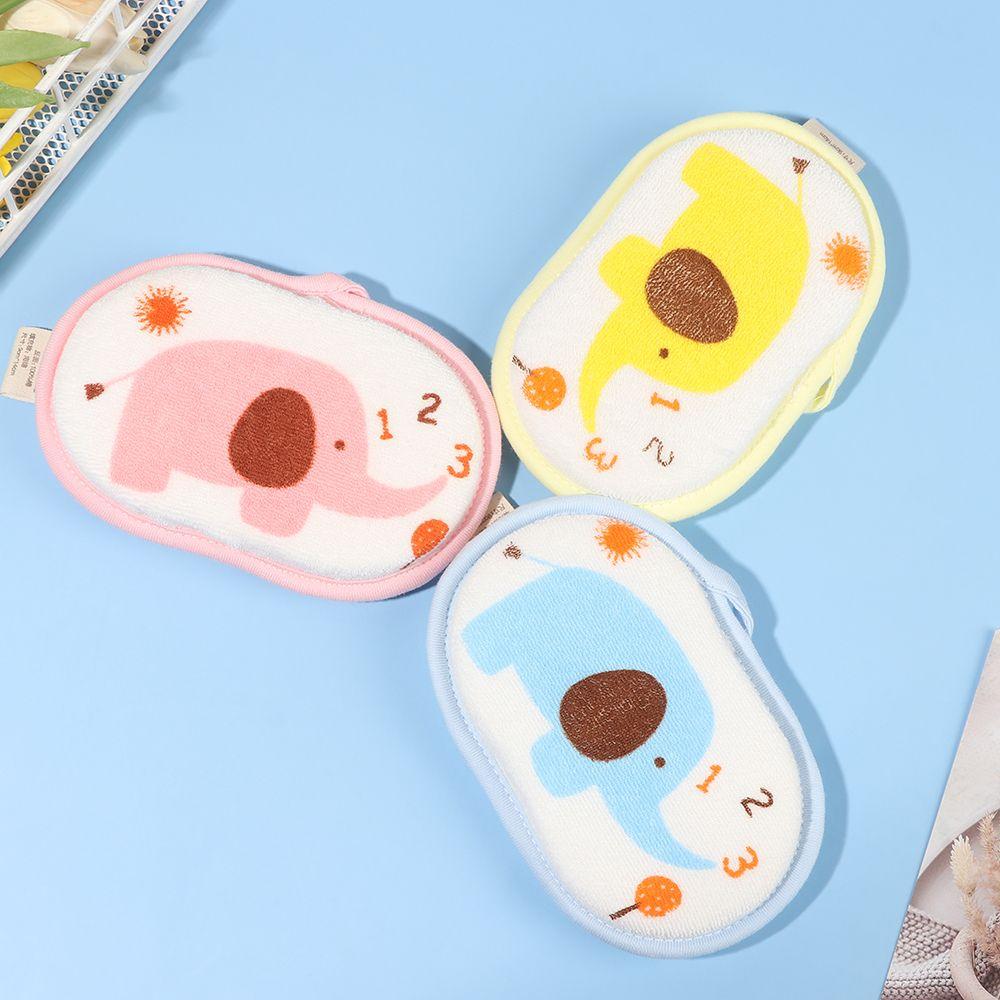 Sponge Brush Exfoliating Massager Bath Sponge Infant Children Rub Shower Brush Elephant Pattern