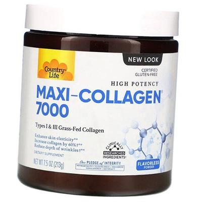Пептиды коллагена, Maxi-Collagen 7000, 213г Без вкуса (68124007)