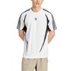 adidas Архивная мягкая хлопковая футболка с круглым вырезом и коротким рукавом для мужчин, белые и черные IZ4827