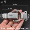 Thickened 304 Stainless Steel Buckle Box Lock with Safety Self-Locking - Durable Accessory for Secure Box Closure