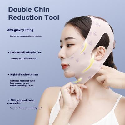 V-образный ремень для подтяжки лица, контурный ремень для подбородка, средство для уменьшения двойного подбородка, скульптор для линии подбородка, лифтинг шеи, подтяжка челюсти, тренажер для подтяжки лица