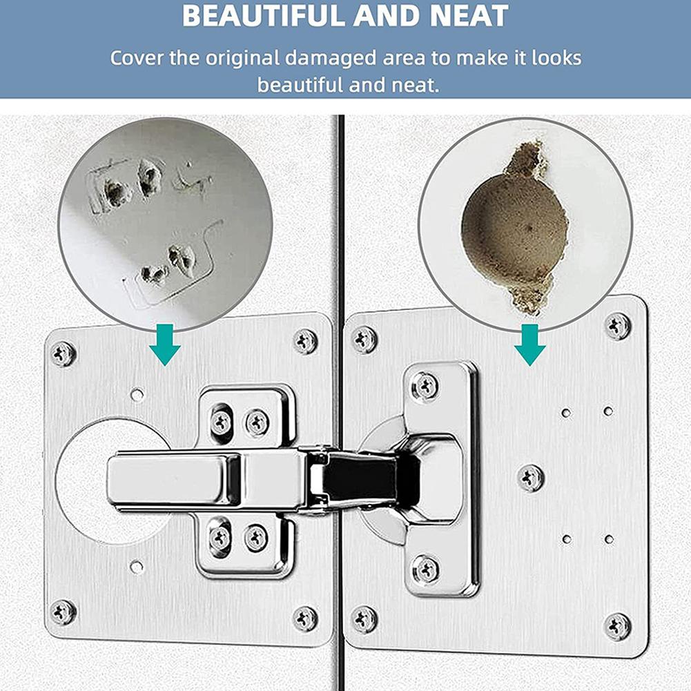 1/2/4 /10 шт. пластина для ремонта петель, крепежная пластина для дверных петель шкафа, инструмент для ремонта дверных панелей