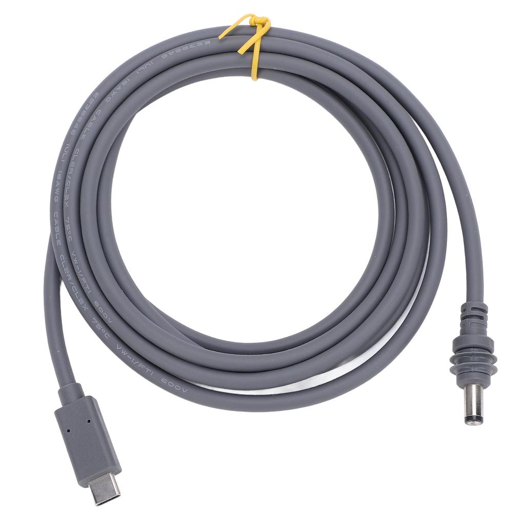 Вход типа C для постоянного тока 20 В 5 А кабель 32,8 фута портативный гибкий шнур для зарядки мини PD 100 Вт