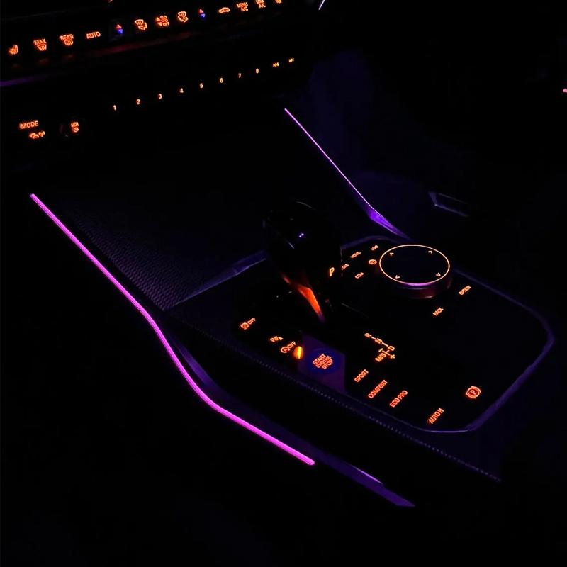 11 Colors Ambient Lighting For BMW 3 Series G20 G22 M3 M4 G80 G82 Interior Decorative Moulding Strips