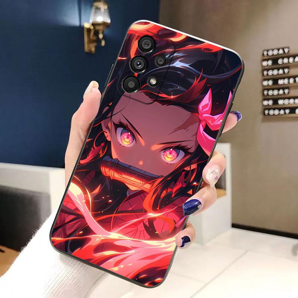 Чехол для телефона Demon Slayer Танджиро для Samsung A73 A72 A71 A57 A56 A55 A54 A53 A52 A51 A37 A36 A32 A23 A22 A16 A15 A14
