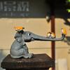 1 Pcs Lucky Elephant Figurines Home Decor Living Room Decoration Souvenir Crafts Accessories Fairy Garden Animal Ornaments