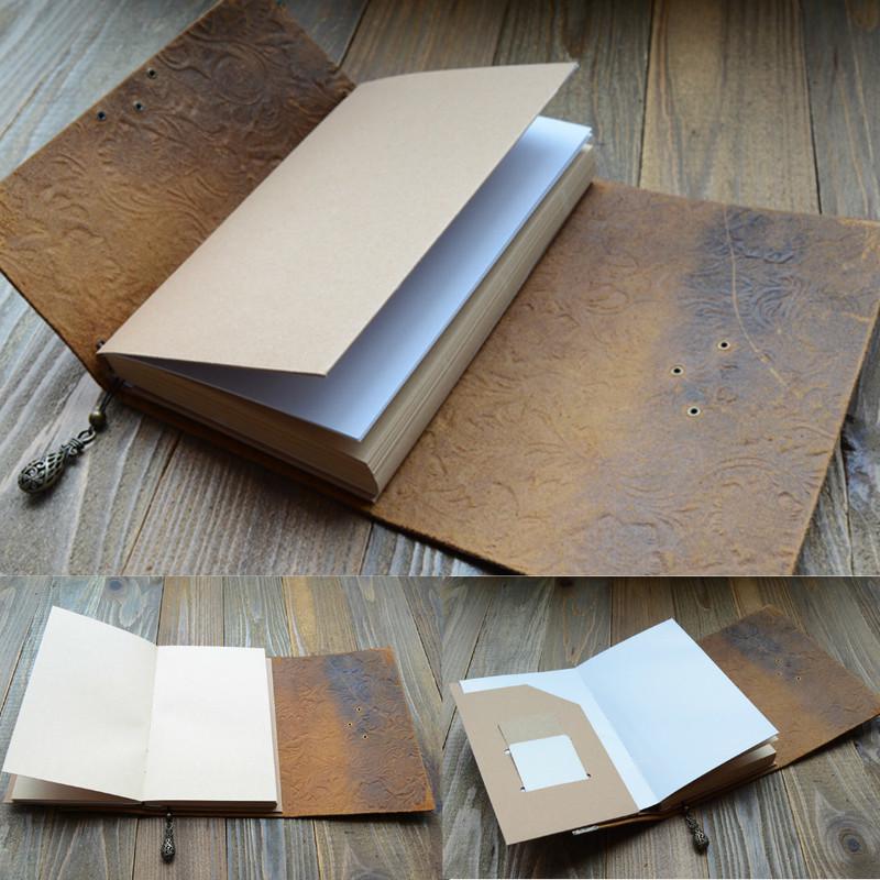 Дорожный блокнот из мягкой кожи с тиснением и замком и ключом, блокнот для дневника, бумага для делового Ske