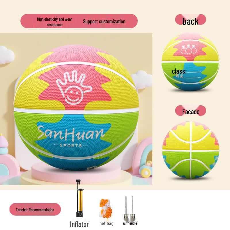 SanHuan Kids Training Rubber Basketball