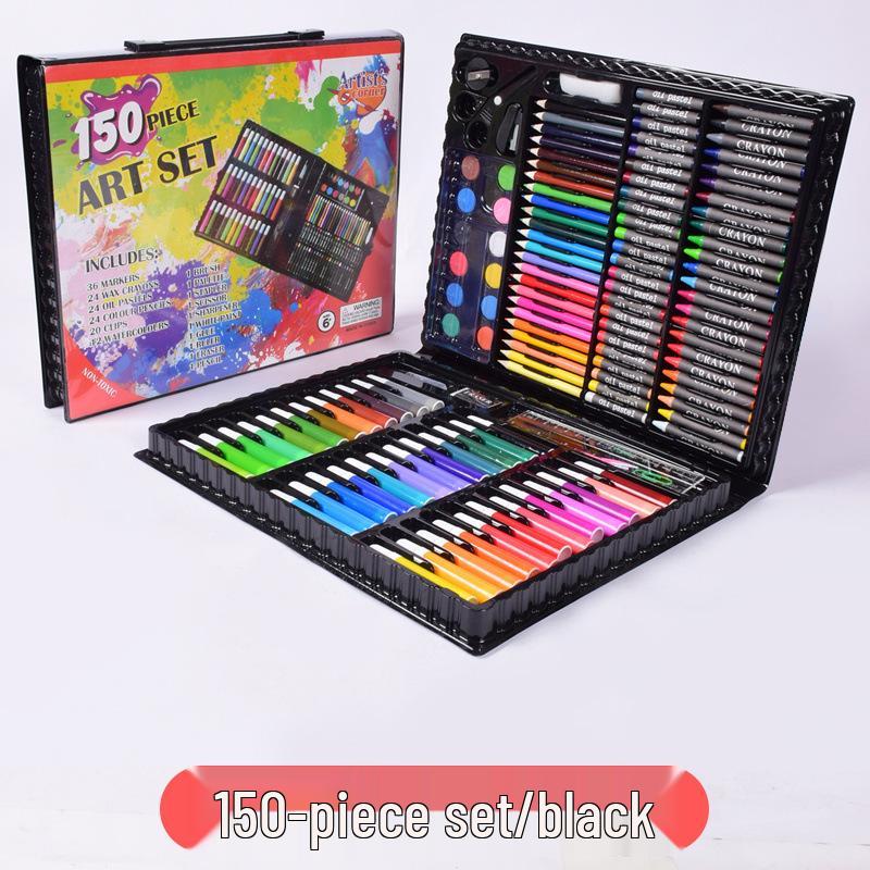 Детский набор для творчества: Акварельные ручки, масляная пастель, восковые мелки, кисти для детского сада и начальной школы