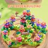 Non-Toxic 42Pcs Diy Flower Garden Building Toys Children Toys Game For Toddlers Educational Preschool Toy Gift Puzzle Creative Toys For Children