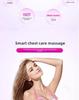 Сертифицированный CE беспроводной электрический массажер для груди с вибрацией и тепловой терапией