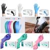 100PC Nitrile Gloves Without Powder Or Latex, Disposable Nitrile Gloves