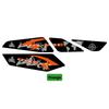 POSFIRA Наклейки на маятник мотоцикла Виниловые наклейки для Zontes 703F 703 F F703 Adventure 2025 Аксессуары для маятника мотоцикла