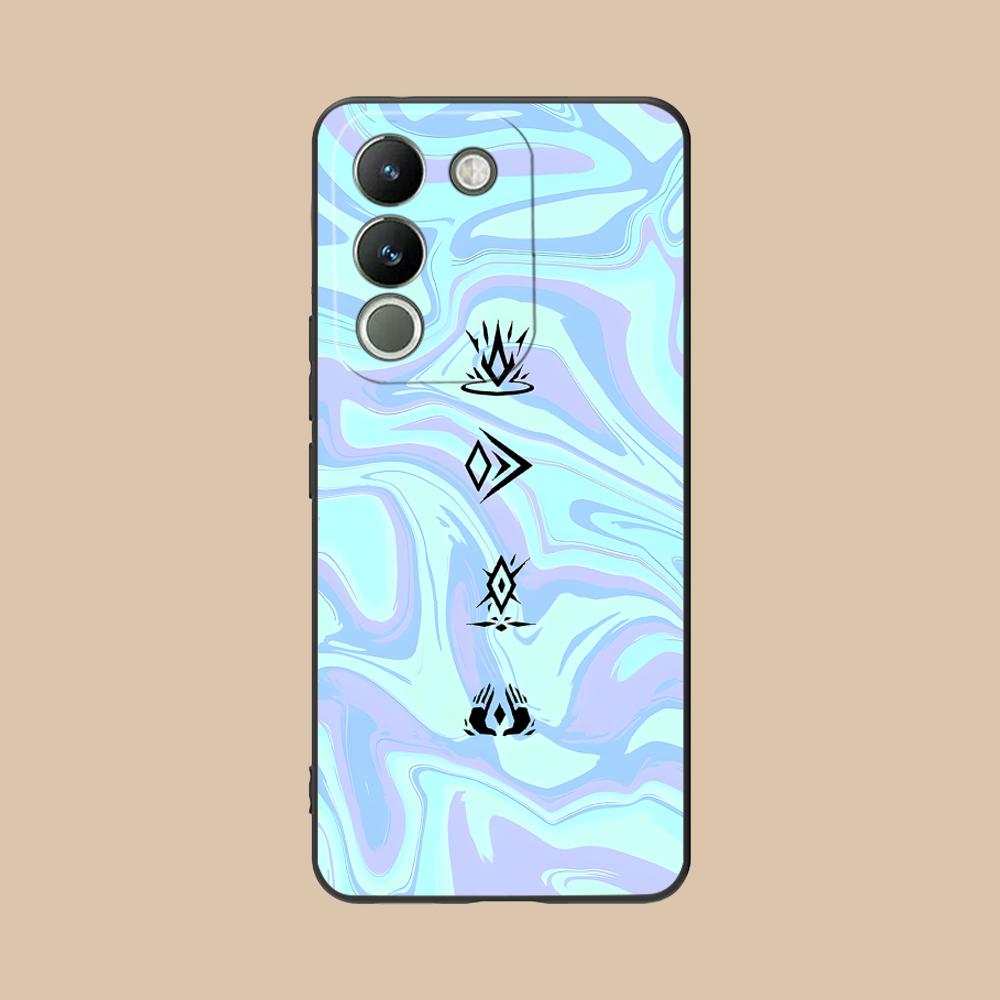 Чехол Waylay Valo для VIVO Y77 76 75 74 73 72 58 56 55 51 50 38 36 Y19 Y18 Y03 Y01 5G Мягкий ТПУ Ударопрочный Чехол