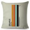 Nordic Polyester Throw Pillow Case for Sofa Minimalist Color Block Double Print Cushion Cover Decor Bauhaus Modern Pillowcase