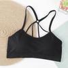 Korean Style Anti-Sagging Bralette for Junior High Girls (80-155 Lbs), Wire-Free with Beautiful Back Design