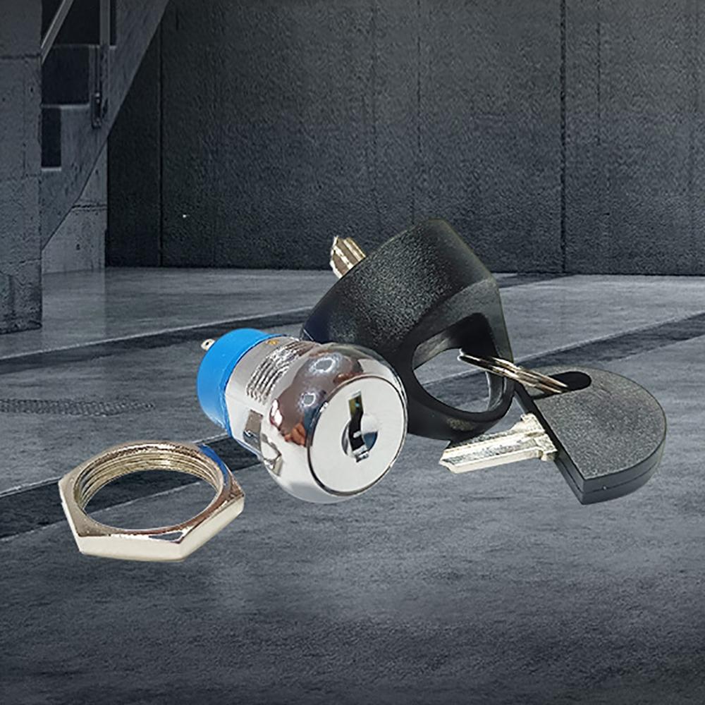 Запасной переключатель зажигания Вкл/Выкл для инвалидной коляски, 2 ключа M19*L 22 мм