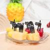Cartoon Fruit Fork Children's Disposable Animal Set Lunch Stick