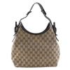 GUCCI Semi-Shoulder Shoulder Bag 1669 Brown GG canvas Women Used
