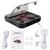 CD Player Portable BT Music Player CD Runner with Dustproof Cover 6 Modes A-B Repeat Timer Remote