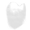 Party Fake Beard False Facial Beard Hair Plush Fake Mustache for Costume Accessories White