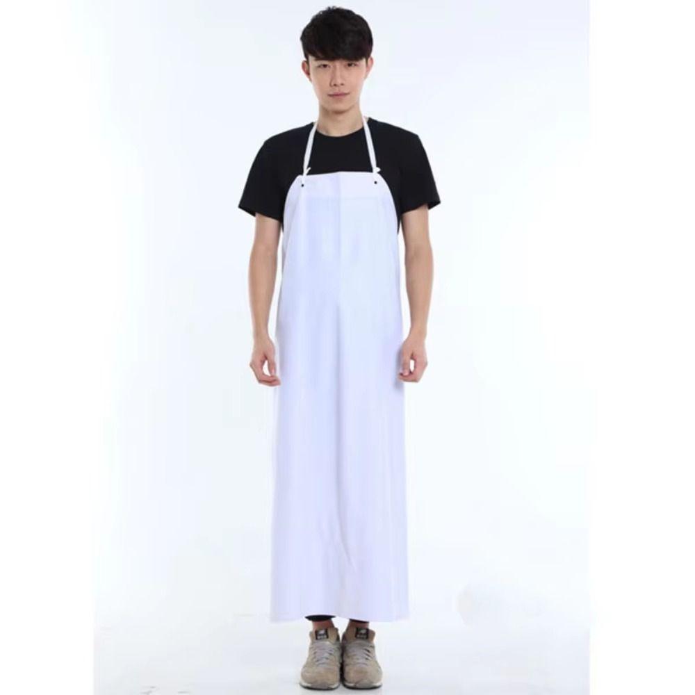 Heat-Resistant TPU Oil Resistant Apron Extra Wide Shoulder Straps Wash Shop Bib Butchery