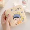 Kawaii Girls Sanitary Napkin Storage Bag Cartoon Pattern Mini Coin Purse Portable Cosmetic Bag Headphone Case Sanitary Mat Bag