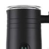 4 in 1 Milk Frother Cappuccinos Auto Shut Off Soft Foam Maker Large Capacity Black