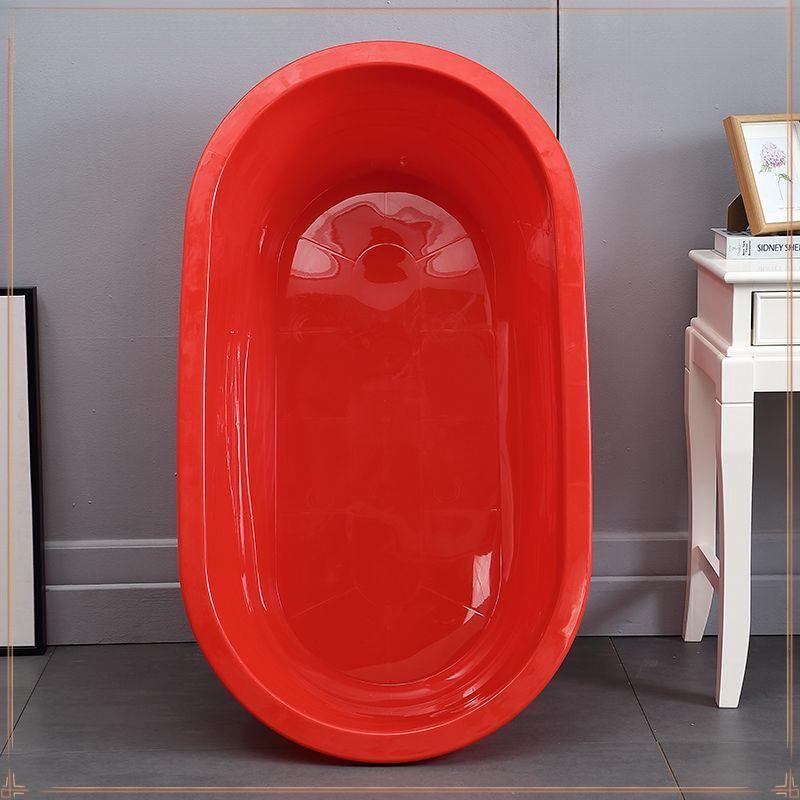 Большая утолщенная прямоугольная пластиковая ванна для взрослых и детей