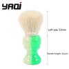 YAQI JANUS BIFRONS 24mm Synthetic Cashmere Knot Mens Shaving Brush With Dark Seen Handle and Shaving Soap Kit