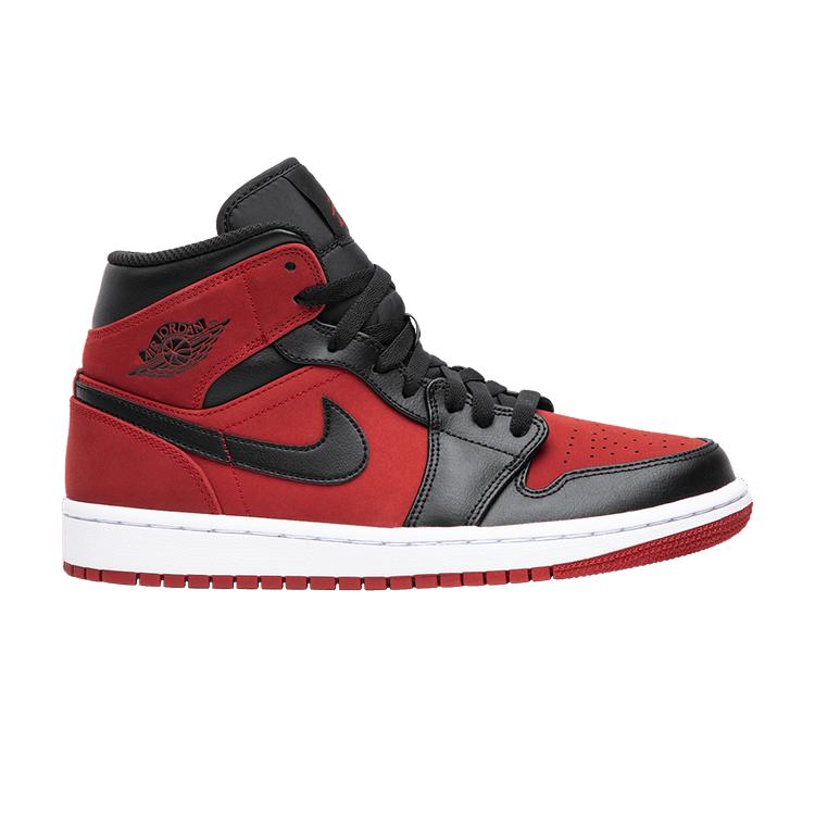 Jordan 1 Средний Красный Тренажерный зал Черный