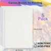 5Pcs 8x10 Acid Free Cotton Canvas Boards Primed Blank Painting Panels for Oil Watercolor Acrylic Gouache Paint