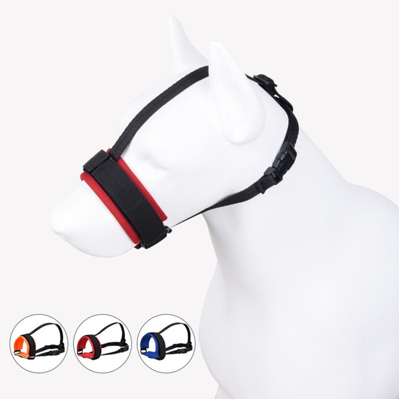 Насадка на рот для домашних животных, регулируемая, дышащая, против укуса, против лая, намордники для больших, средних, маленьких собак