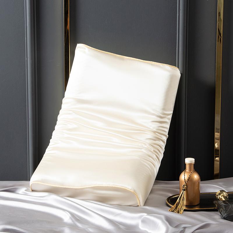 6A Grade Natural Mulberry Silk Latex Pillowcase Superior Quality Protect Hair Pillow Case Solid Color Bedding Pillowcover