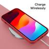 Чехол для iPhone 15 - Силиконовый - Красный - Противоскользящий - Гибкий - 2 Закаленных Стекла