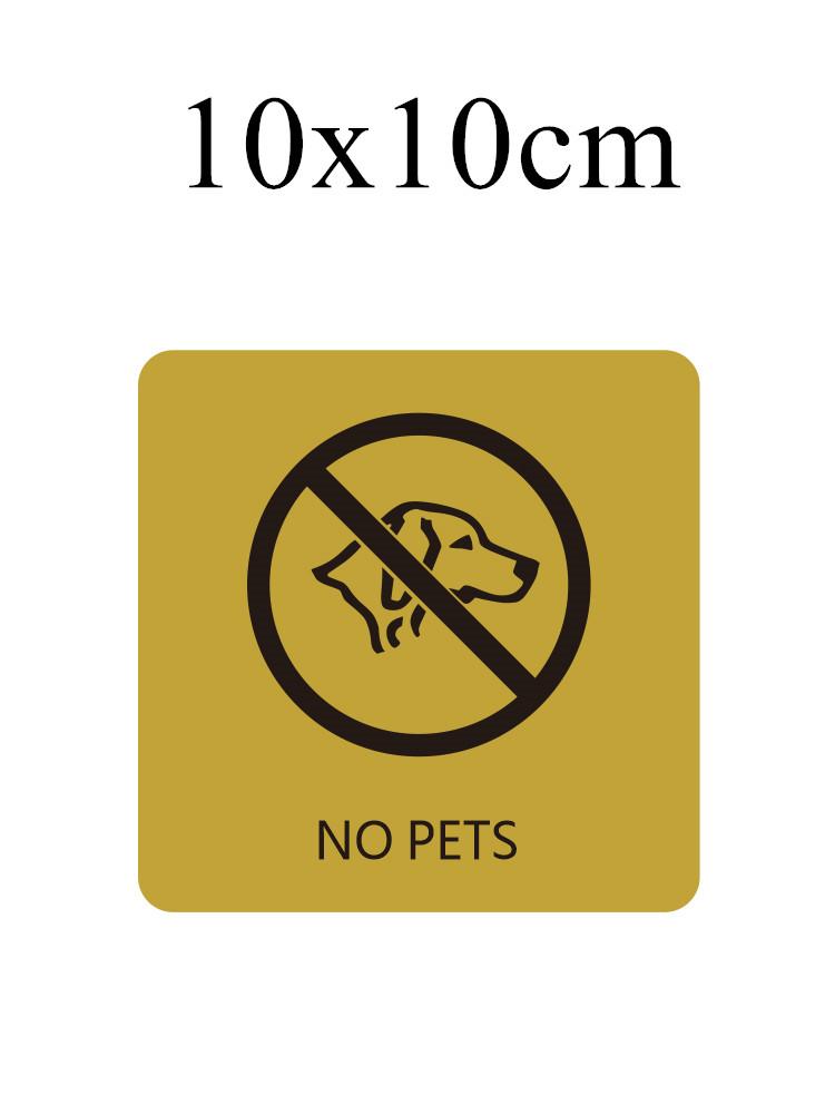 Нержавеющая сталь Слоган Знак «Не курить» Предупреждающие знаки для общественных мест Наклейки на стену Табличка WIFI Номерной знак Индивидуальные адресные таблички