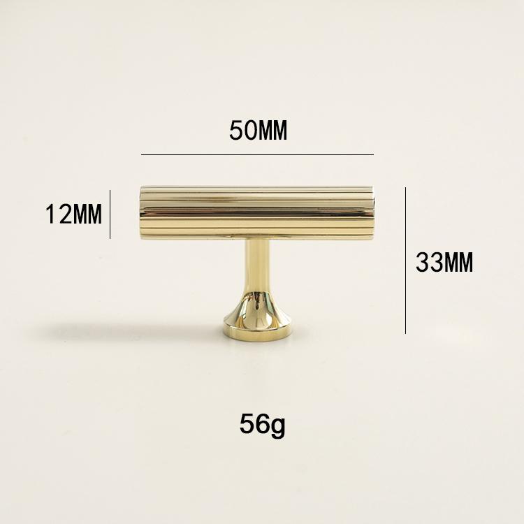 Antique Bronze Brass Cabinet Handle and Knob Linear Knurled Solid Brass Drawer Knobs T Bar Bedroom Kitchen Cupboard Hardware