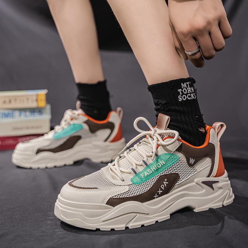 Новые модные мужские туфли Four Seasons Low Top, удобные дышащие повседневные кроссовки