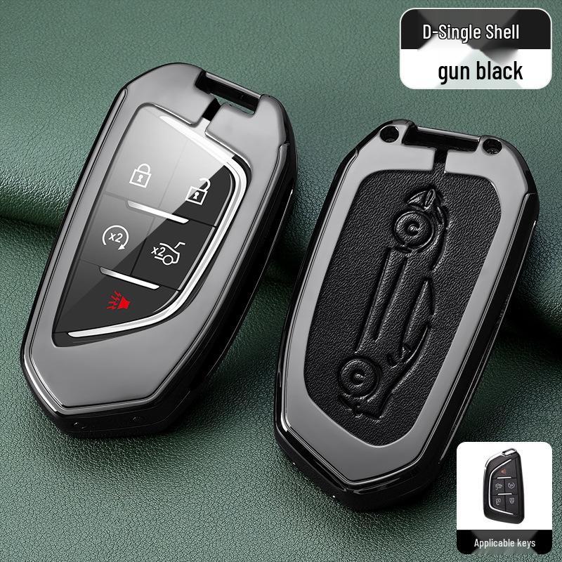 Премиальный металлический чехол для ключа Cadillac XT5, CT5, XT4, XT6, CT6, XTS, ATSL, CT4