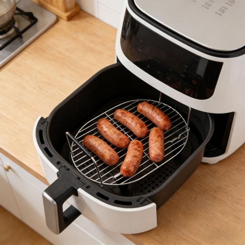 Set Of 1 Universal Cooking Rack Compatible 8.5 Quart Slow Cookers From Premium Stainless Steels featurings Safety