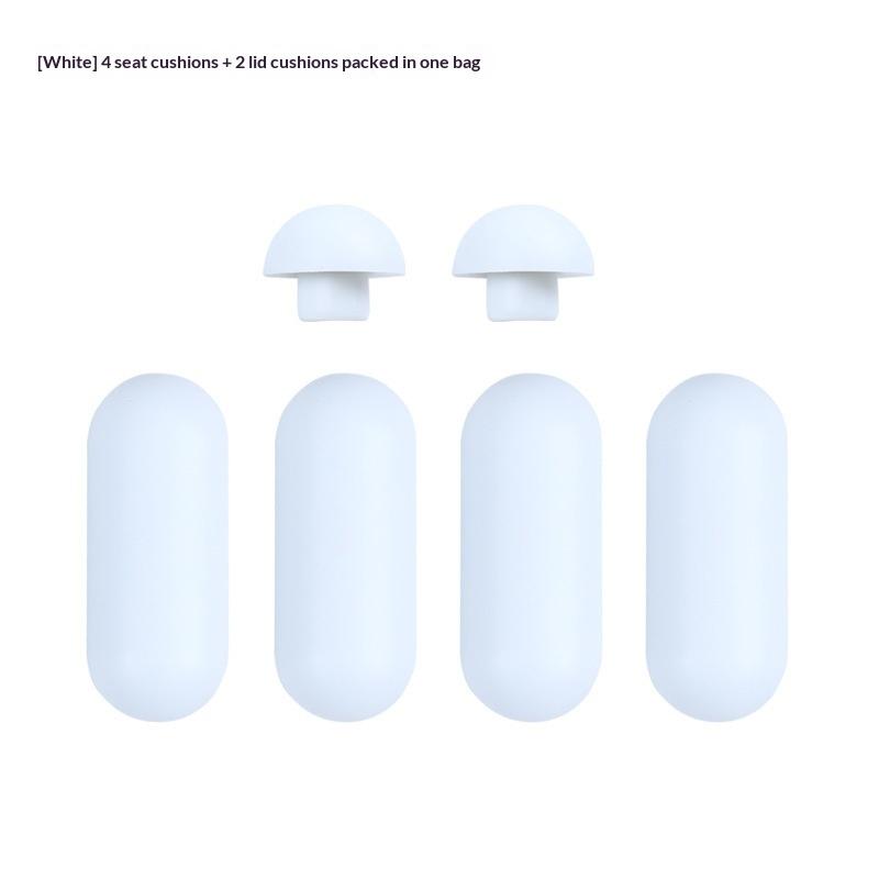 4/8Pcs Toilet Lid Cushion Toilet Seat Cushion-Pads Cover Shock-Proof Buffers Bumpers Bathroom Accessories Parts